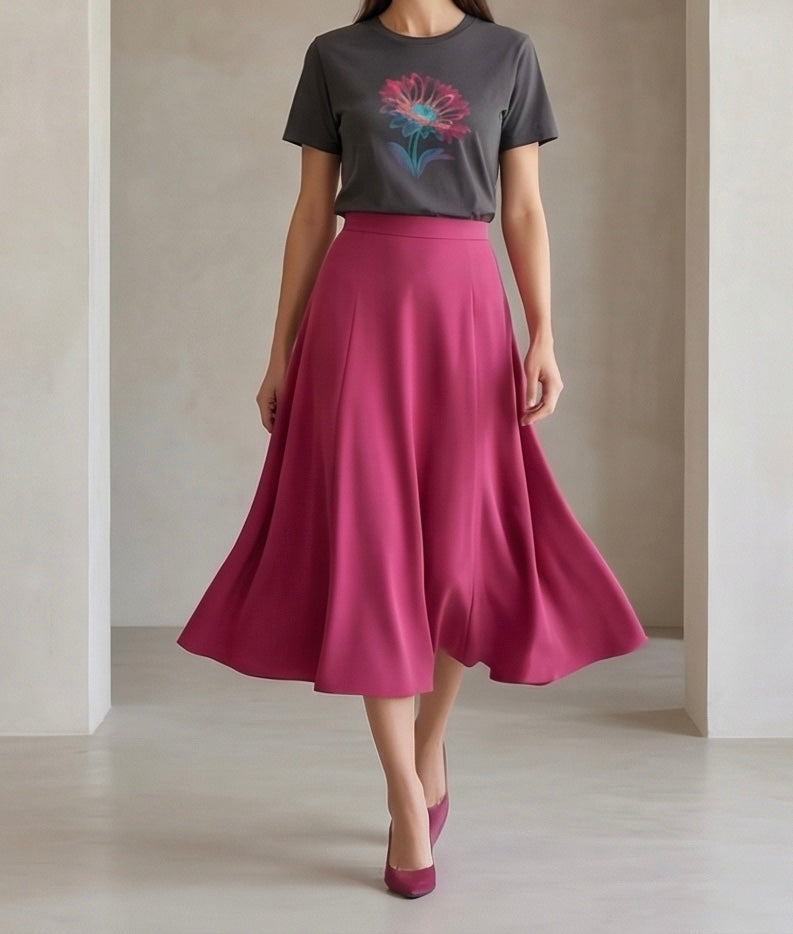 TRICOU BRODAT Gri - Margareta