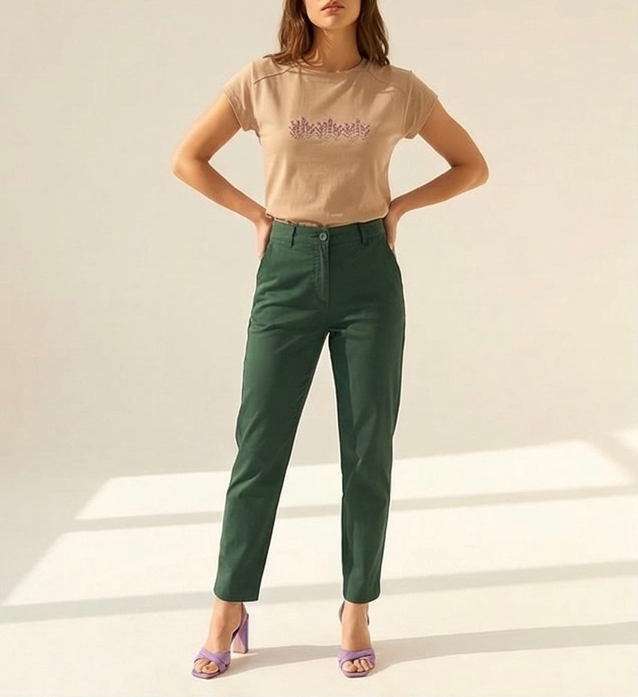 TRICOU BRODAT - Flori de Lavanda