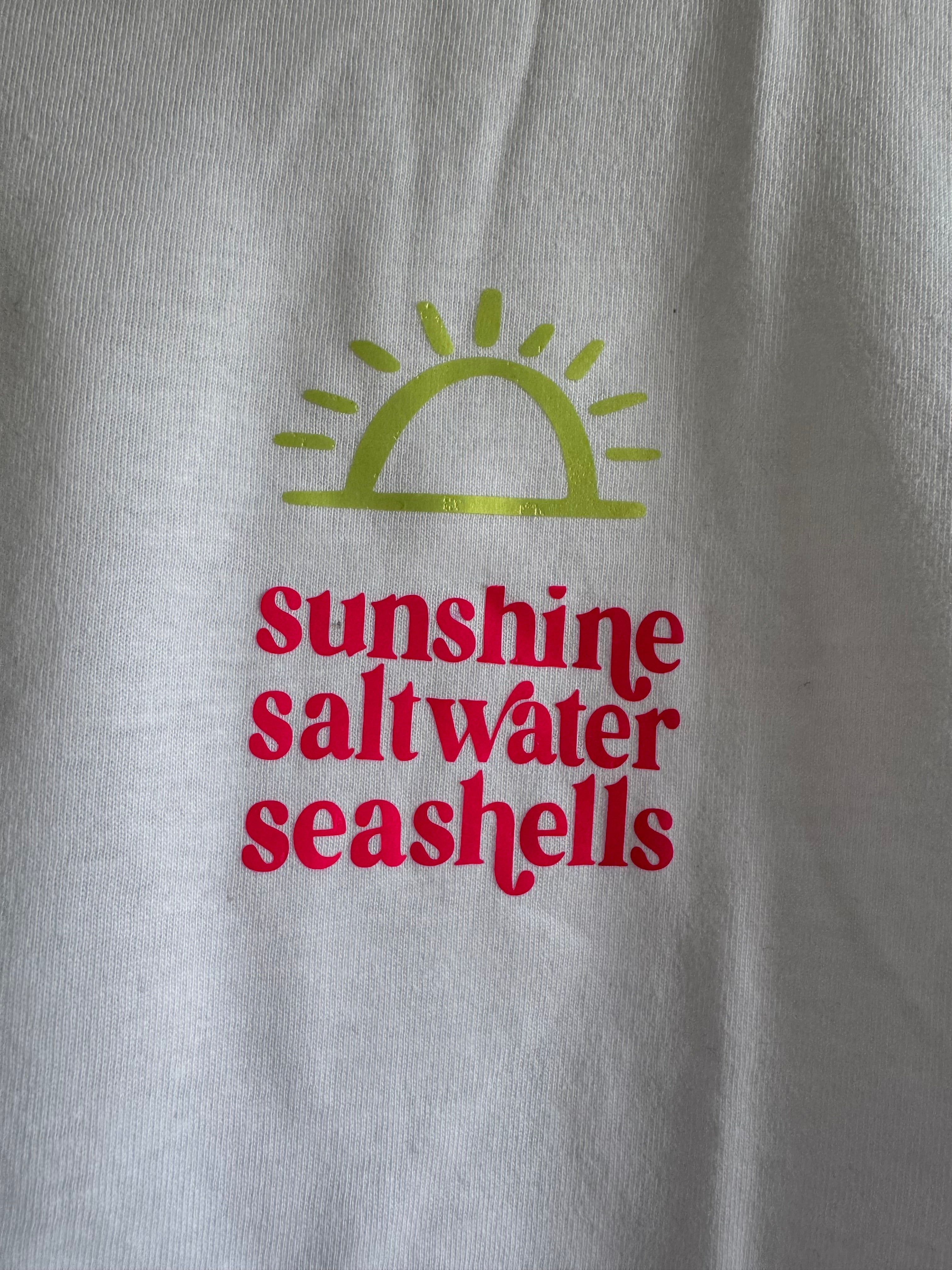 TRICOU IMPRIMAT - Grafica Sunshine, Saltwater, Seashells